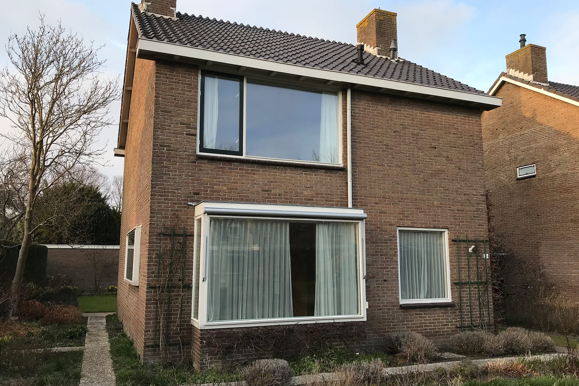 De woning in Bakkum, voordat we begonnen aan de verbouwing